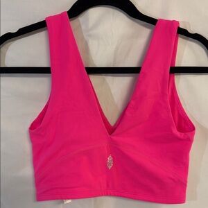 Free people hot pink bralette size small